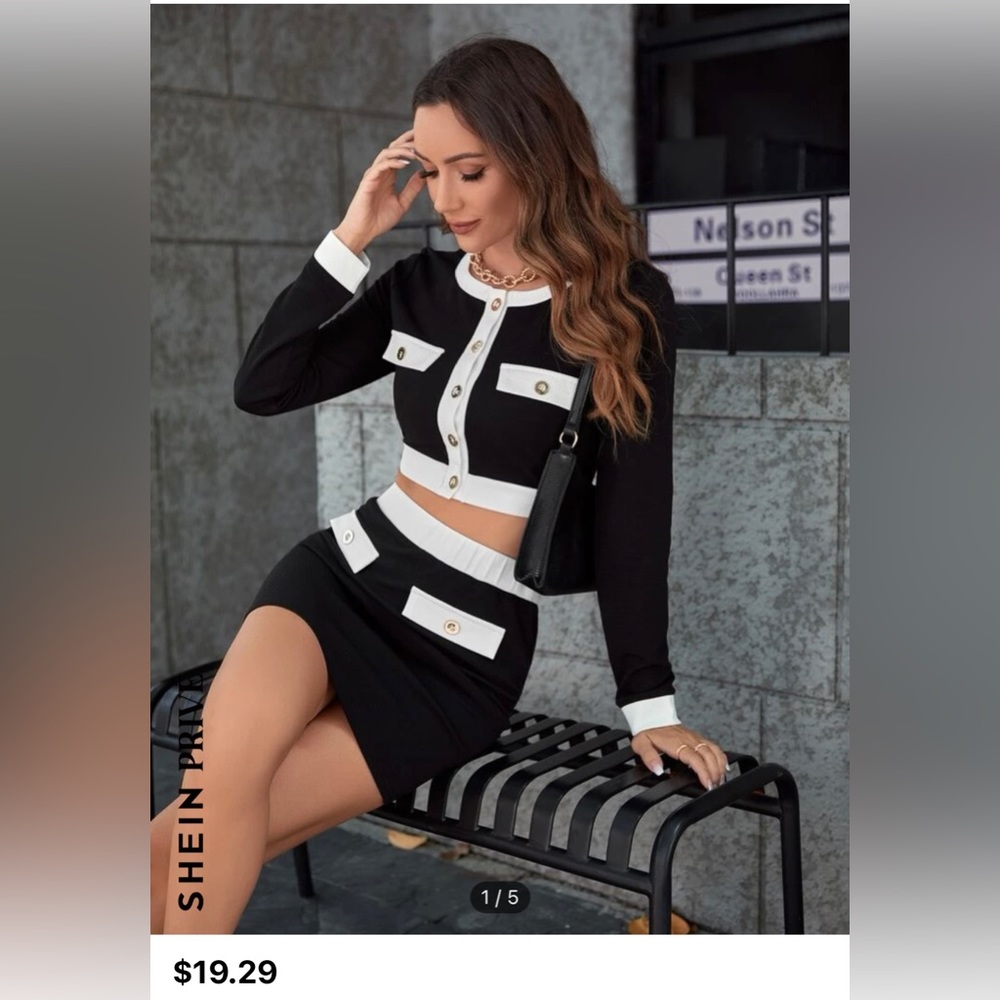 Never used, 2 piece set
